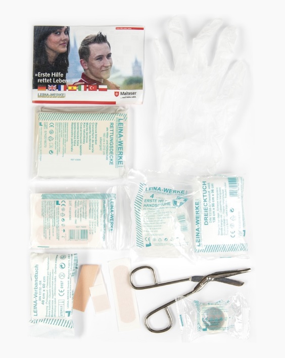 SMALL 25-PIECE FIRST AID SET LEINA - OD - 1 | YEO